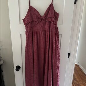 Mauve Lulus Midi Dress